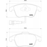 Brembo Σετ τακάκια, Δισκόφρενα - P 85 130