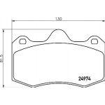 Brembo Σετ τακάκια, Δισκόφρενα - P 85 134