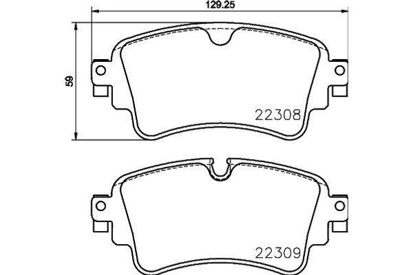 Brembo Σετ τακάκια, Δισκόφρενα - P 85 154