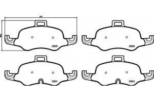 Brembo Σετ τακάκια, Δισκόφρενα - P 85 160