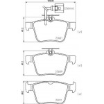 Brembo Σετ τακάκια, Δισκόφρενα - P 85 162