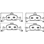 Brembo Σετ τακάκια, Δισκόφρενα - P 85 164X