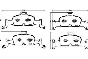 Brembo Σετ τακάκια, Δισκόφρενα - P 85 164