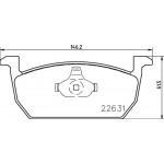 Brembo Σετ τακάκια, Δισκόφρενα - P 85 167