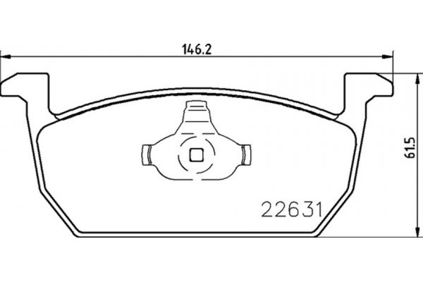 Brembo Σετ τακάκια, Δισκόφρενα - P 85 167