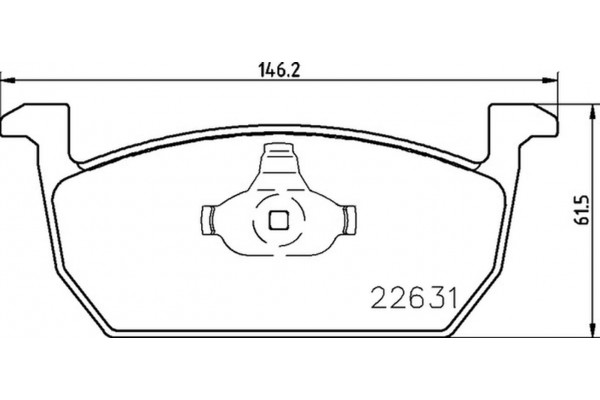 Brembo Σετ τακάκια, Δισκόφρενα - P 85 167