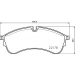 Brembo Σετ τακάκια, Δισκόφρενα - P 85 168