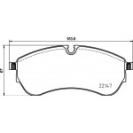 Brembo Σετ τακάκια, Δισκόφρενα - P 85 169