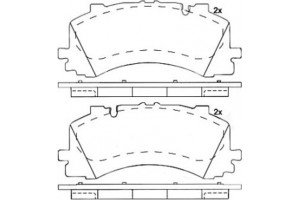Brembo Σετ τακάκια, Δισκόφρενα - P 85 170