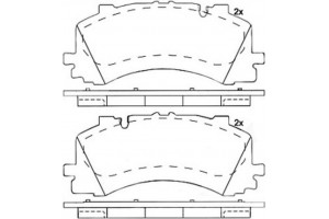 Brembo Σετ τακάκια, Δισκόφρενα - P 85 170