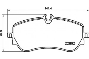 Brembo Σετ τακάκια, Δισκόφρενα - P 85 172