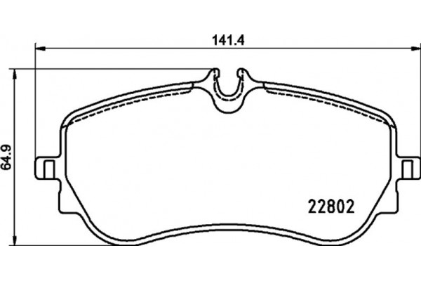 Brembo Σετ τακάκια, Δισκόφρενα - P 85 172