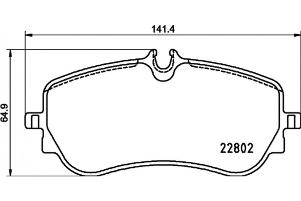 Brembo Σετ τακάκια, Δισκόφρενα - P 85 172