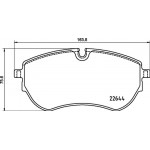 Brembo Σετ τακάκια, Δισκόφρενα - P 85 173