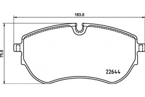 Brembo Σετ τακάκια, Δισκόφρενα - P 85 173