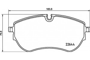 Brembo Σετ τακάκια, Δισκόφρενα - P 85 173