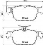 Brembo Σετ τακάκια, Δισκόφρενα - P 85 189