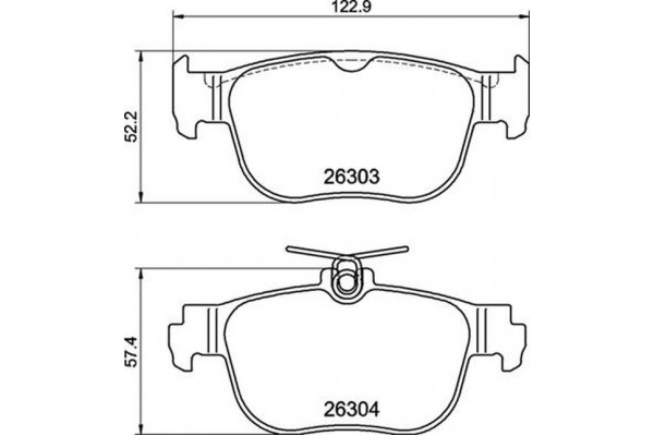 Brembo Σετ τακάκια, Δισκόφρενα - P 85 189