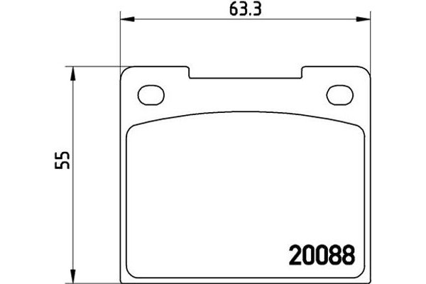 Brembo Σετ τακάκια, Δισκόφρενα - P 86 001