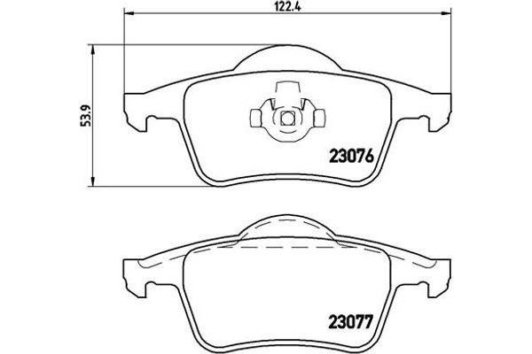 Brembo Σετ τακάκια, Δισκόφρενα - P 86 014