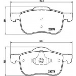 Brembo Σετ τακάκια, Δισκόφρενα - P 86 016