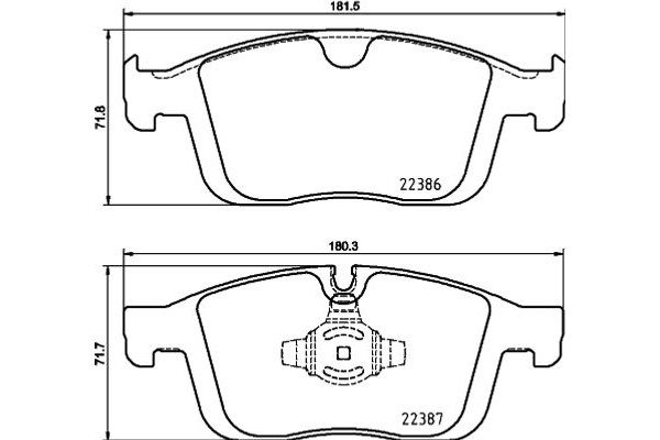 Brembo Σετ τακάκια, Δισκόφρενα - P 86 026