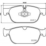 Brembo Σετ τακάκια, Δισκόφρενα - P 86 027