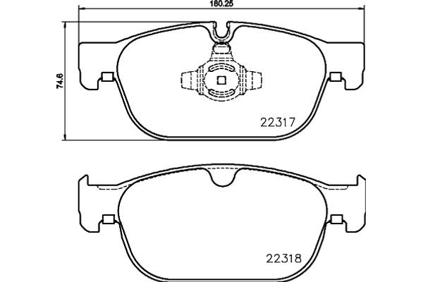 Brembo Σετ τακάκια, Δισκόφρενα - P 86 027