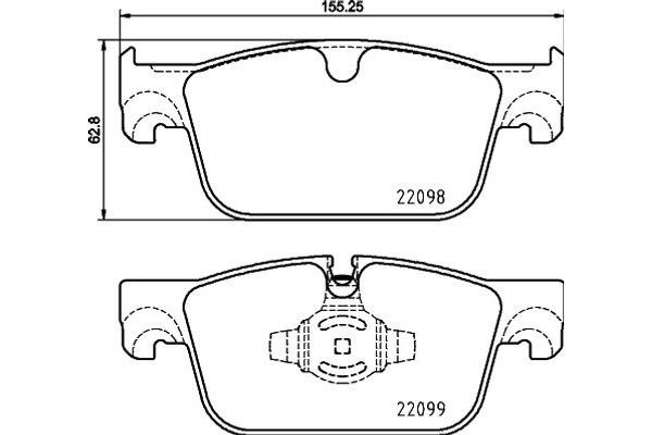 Brembo Σετ τακάκια, Δισκόφρενα - P 86 028