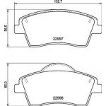 Brembo Σετ τακάκια, Δισκόφρενα - P 86 033