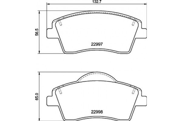 Brembo Σετ τακάκια, Δισκόφρενα - P 86 033