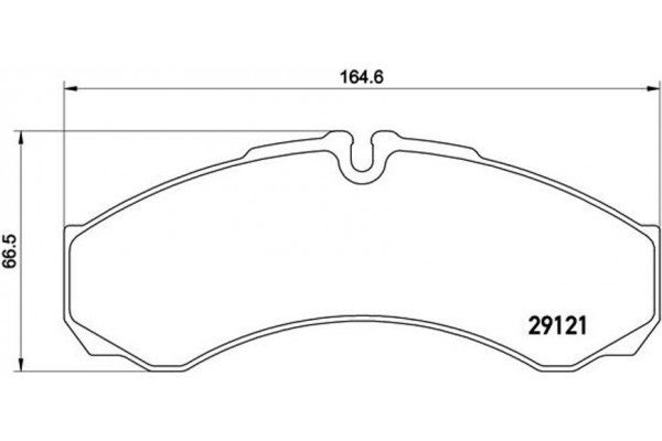 Brembo Σετ τακάκια, Δισκόφρενα - P A6 017