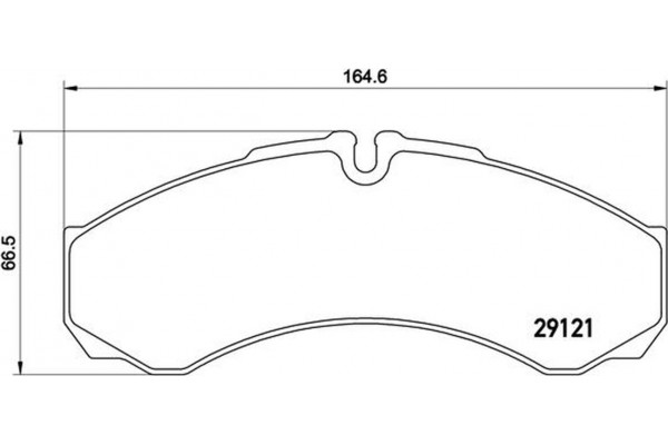 Brembo Σετ τακάκια, Δισκόφρενα - P A6 017