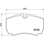 Brembo Σετ τακάκια, Δισκόφρενα - P A6 023