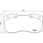 Brembo Σετ τακάκια, Δισκόφρενα - P A6 025