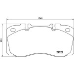 Brembo Σετ τακάκια, Δισκόφρενα - P A6 025 Brembo Σετ τακάκια, Δισκόφρενα - P A6 025