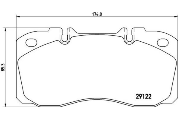 Brembo Σετ τακάκια, Δισκόφρενα - P A6 025 Brembo Σετ τακάκια, Δισκόφρενα - P A6 025