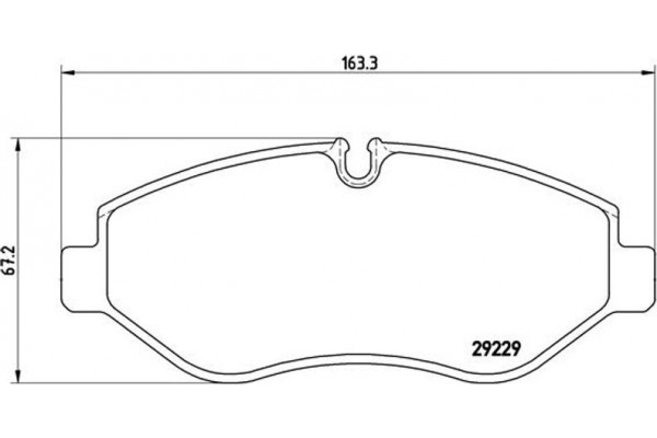 Brembo Σετ τακάκια, Δισκόφρενα - P A6 026