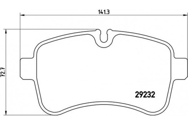 Brembo Σετ τακάκια, Δισκόφρενα - P A6 027