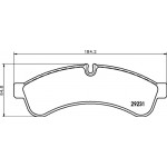 Brembo Σετ τακάκια, Δισκόφρενα - P A6 030