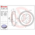 Brembo Ταμπούρο - 14.C011.10