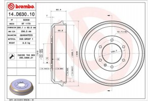 Brembo Ταμπούρο - 14.D630.10