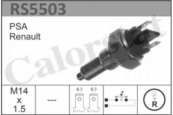 Calorstat By Vernet Διακόπτης, Φώτα Όπισθεν - RS5503