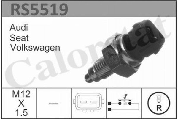 Calorstat By Vernet Διακόπτης, Φώτα Όπισθεν - RS5519