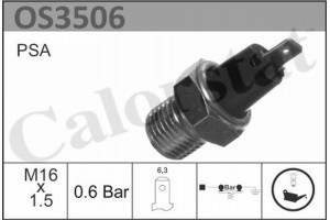 Calorstat By Vernet Διακόπτης Πίεσης Λαδιού - OS3506