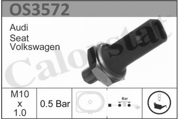 Calorstat By Vernet Διακόπτης Πίεσης Λαδιού - OS3572 Calorstat By Vernet Διακόπτης Πίεσης Λαδιού - OS3572