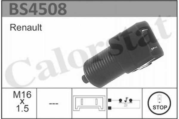 Calorstat By Vernet Διακόπτης Των Φώτων Φρένων - BS4508