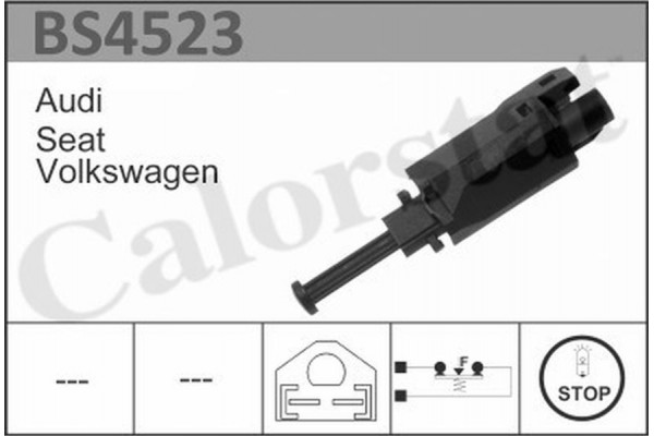 Calorstat By Vernet Διακόπτης Των Φώτων Φρένων - BS4523