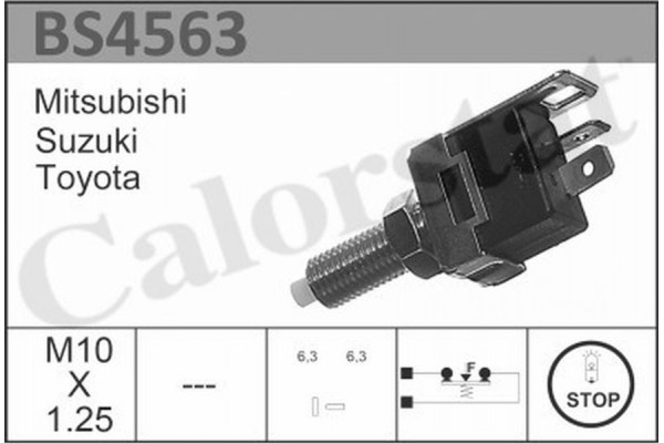 Calorstat By Vernet Διακόπτης Των Φώτων Φρένων - BS4563