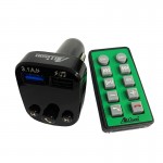 Fm Transmitter Με Bluetooth, Φορτιστής 2 USB, Οθόνη Lcd Και Τηλεχειριστήριο Als-A930 12-24 Volt Μαύρο 1 Τεμάχιο